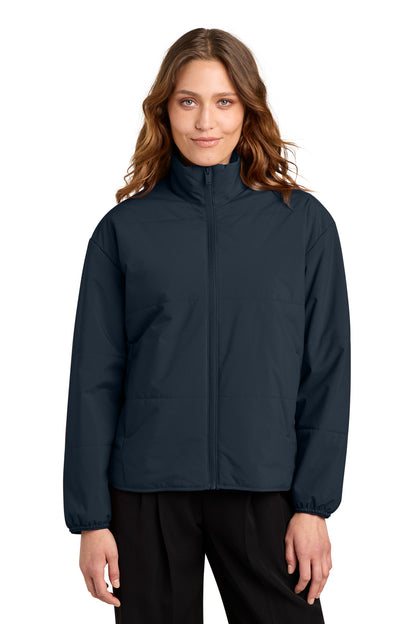 Mercer+Mettle Women's Brookline Quilted Jacket MM7221 Night Navy