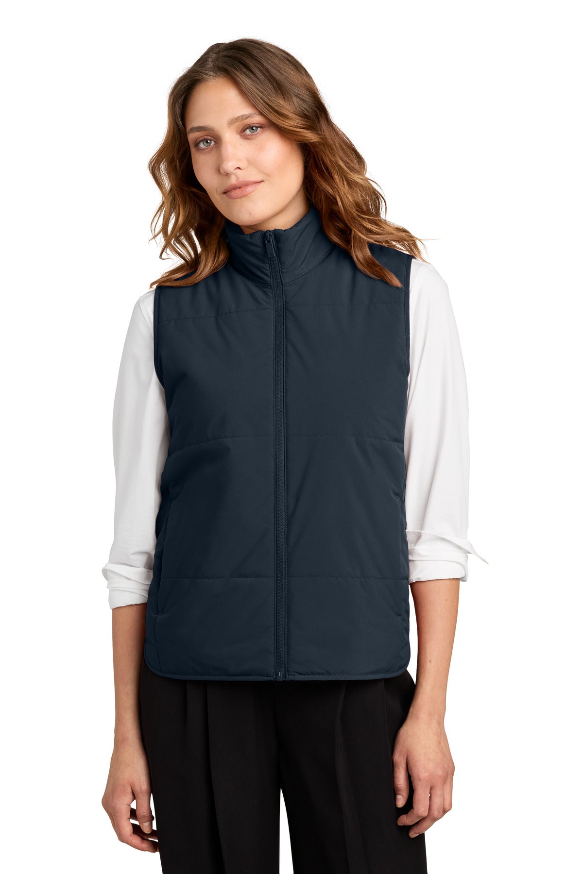 Mercer+Mettle Women's Brookline Quilted Vest MM7223 Night Navy