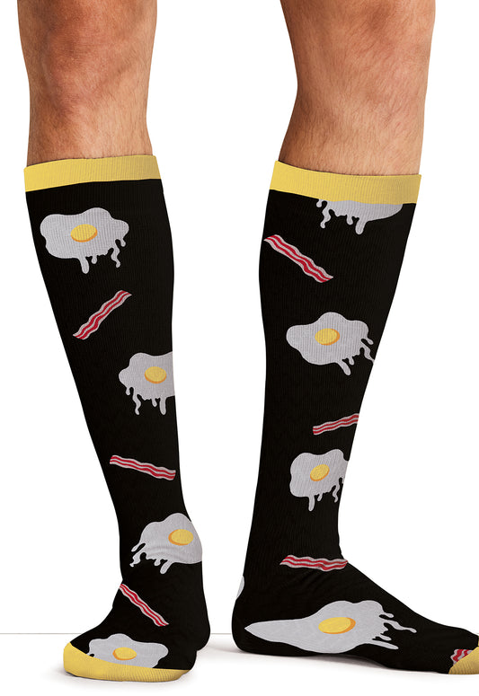 Legwear MPRINTSUPPOR Men's 10-15mmHg Compression Socks Morning Feast