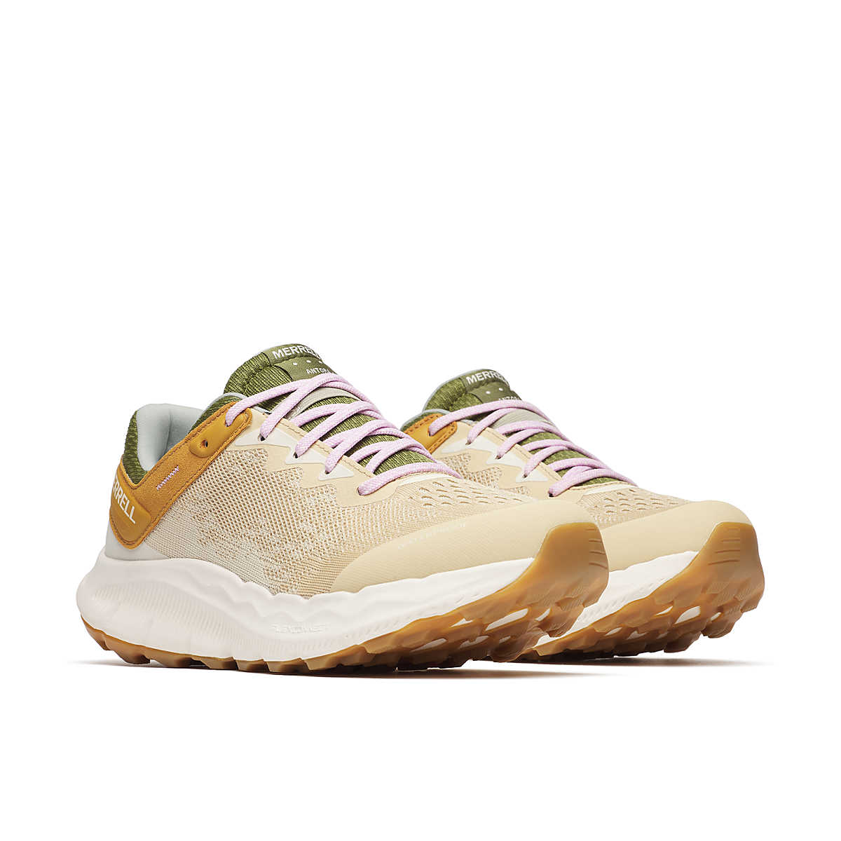 Merrell Antora 4 Waterproof Latte / Multi Walking Shoes – Med Threads