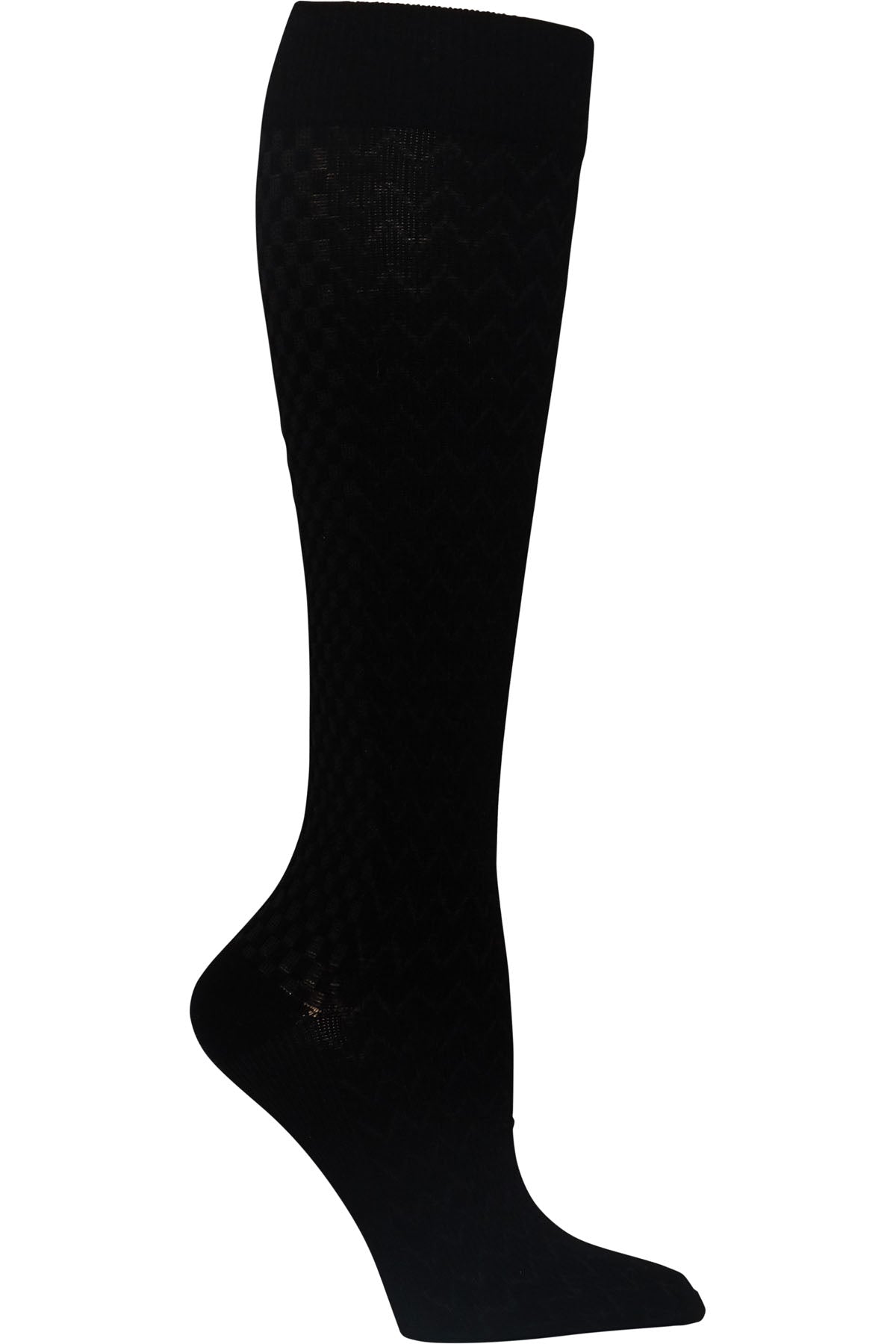 Legwear MTRUESUPPORT True Support Compression Socks Onyx Model Image Front | Cherokee