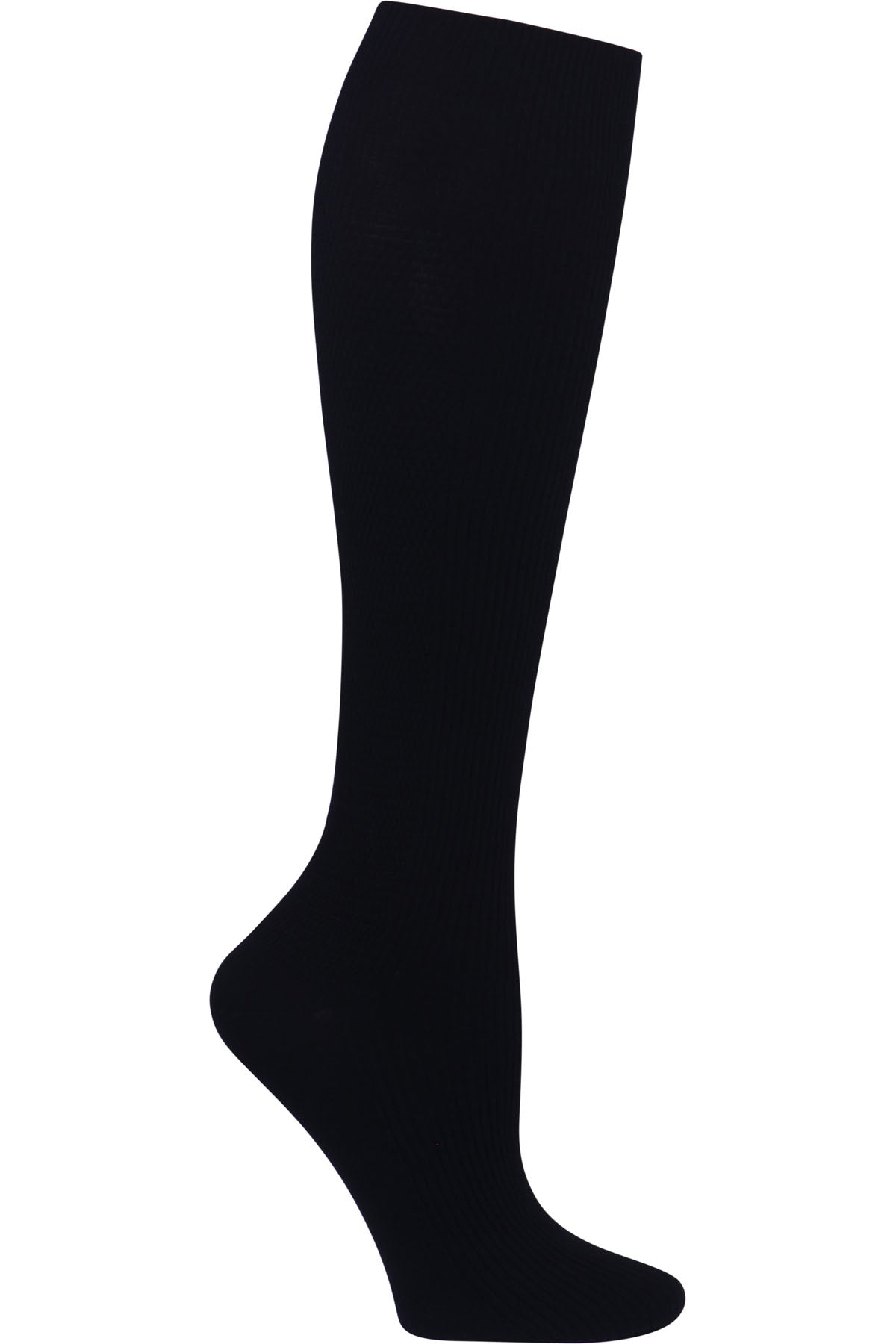 Legwear MYTSSOCK1 4 single pair of Mens Support Socks Black Model Image Front | Cherokee