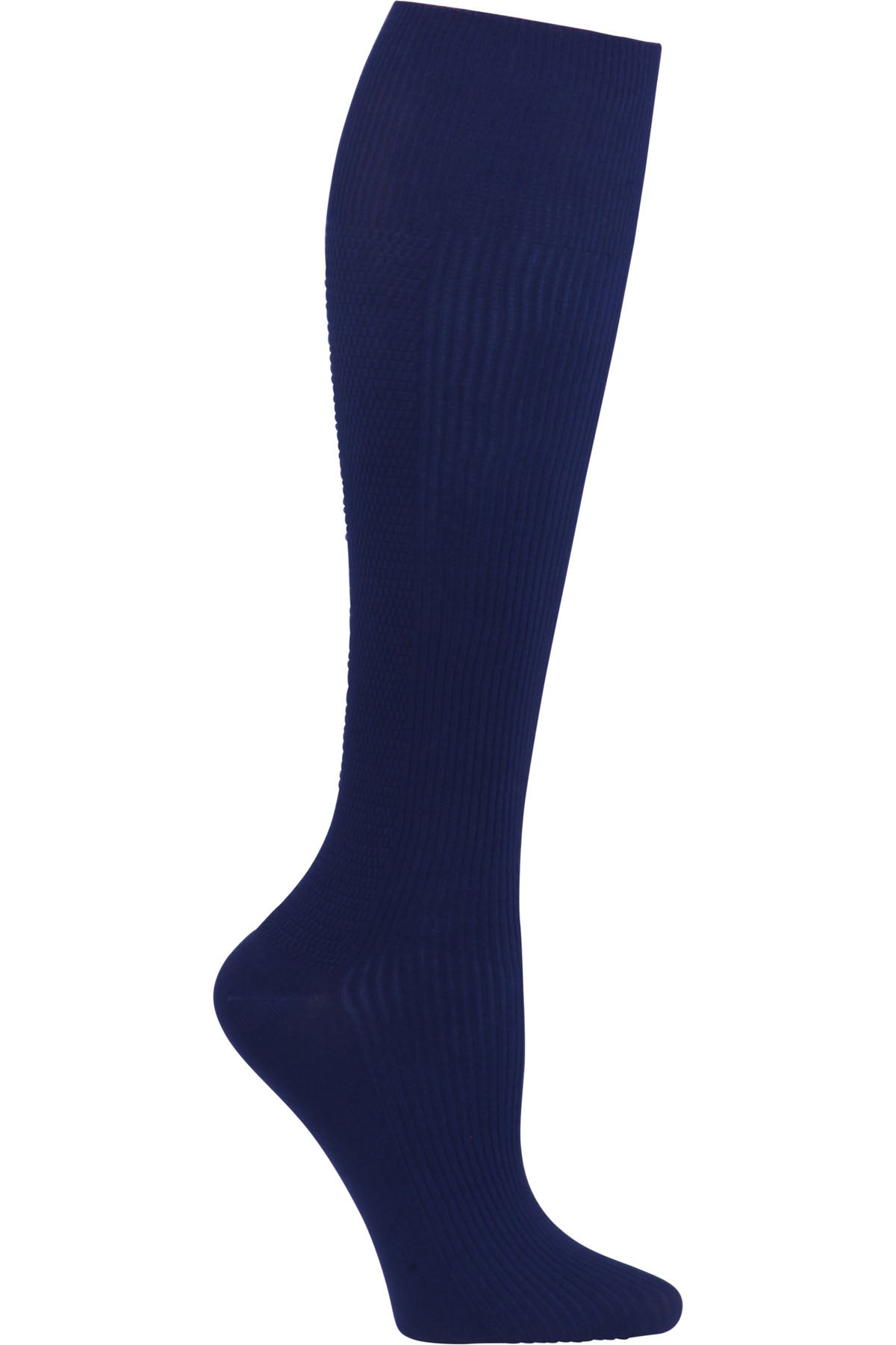 Legwear MYTSSOCK1 4 single pair of Mens Support Socks Navy Model Image Front | Cherokee