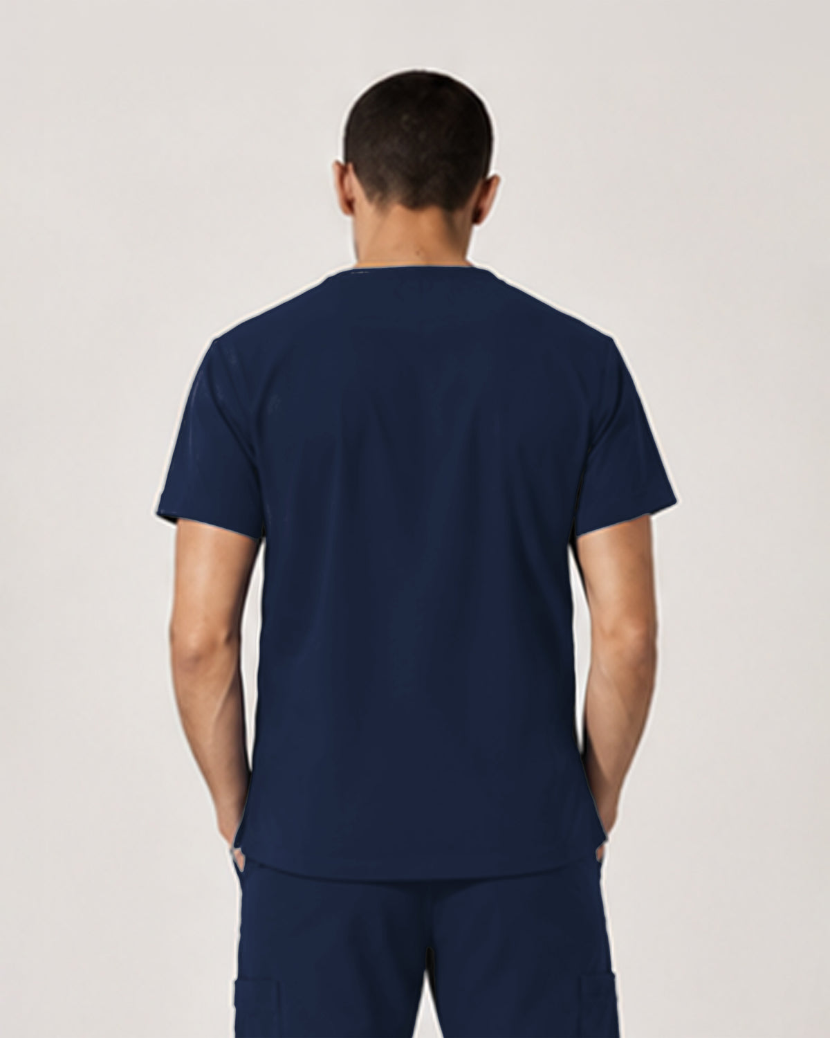 Foundry Men's 1505 Cobalt Men'S 1 Pocket V-Neck Top Navy