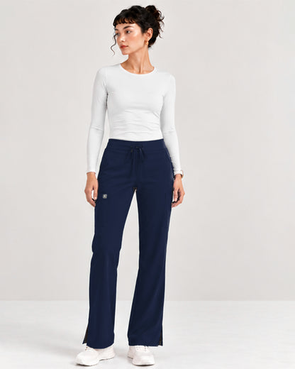 Foundry Women's 2005 Jasmine 5 Pocket Mini Flare Cargo Pant Navy