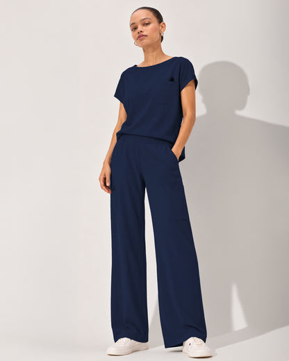 Foundry Women's 2205 Sierra 5 Pocket Wide Leg Pant Navy