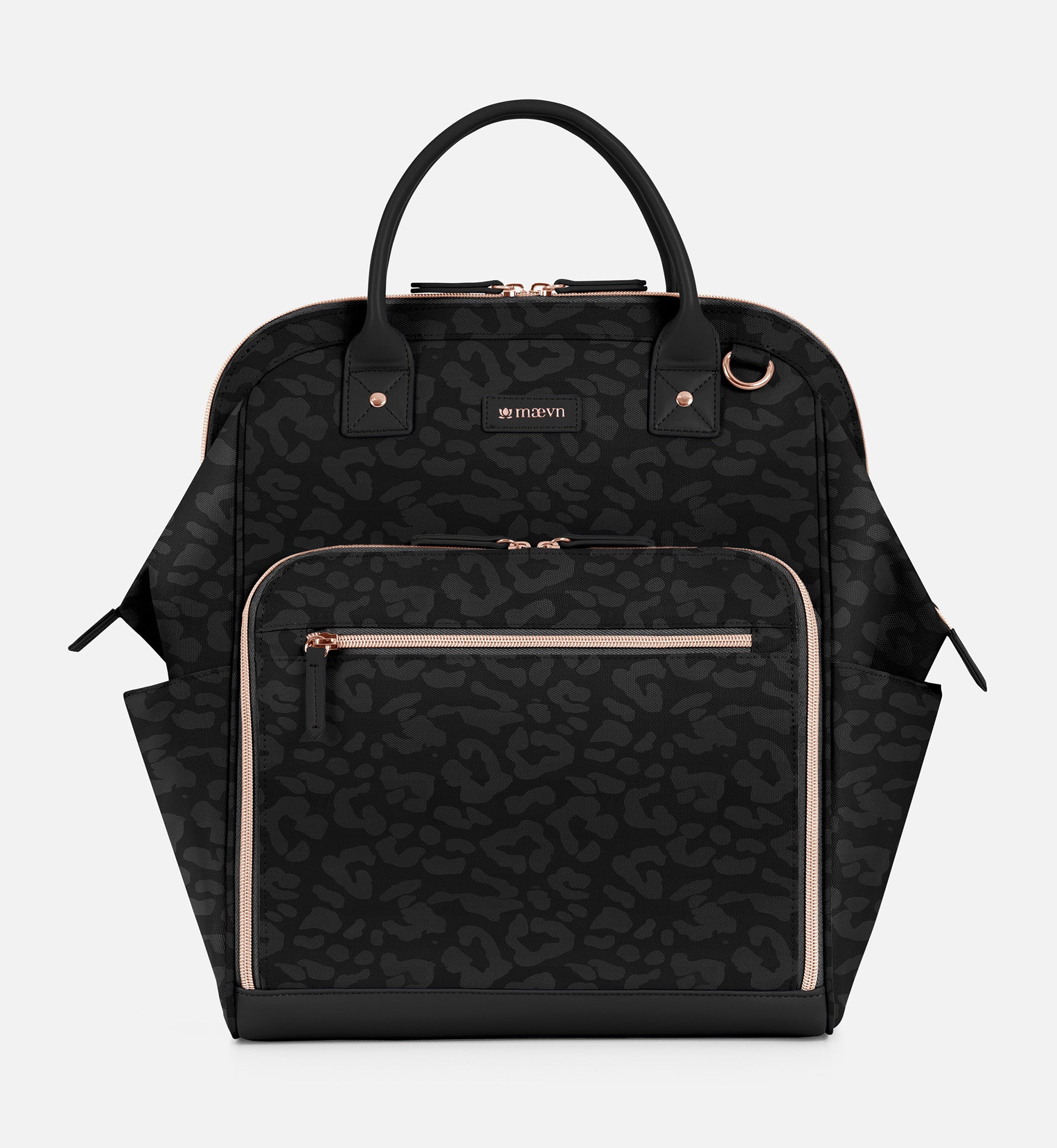 ReadyGo NB003 Clinical Backpack Black Leopard Jacquard