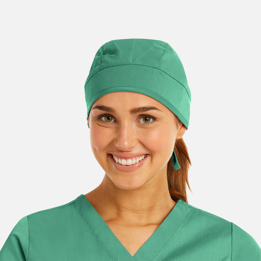 Scrub Cap NC010 UNISEX CAP Surgical Green