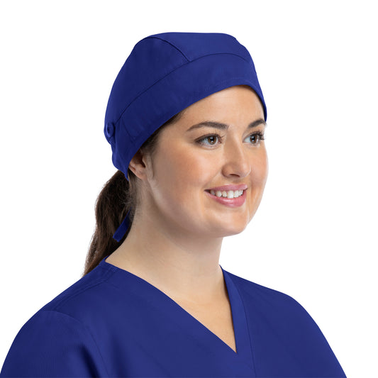 Scrub Cap NC015 Unisex Cap with Button GALAXY BLUE