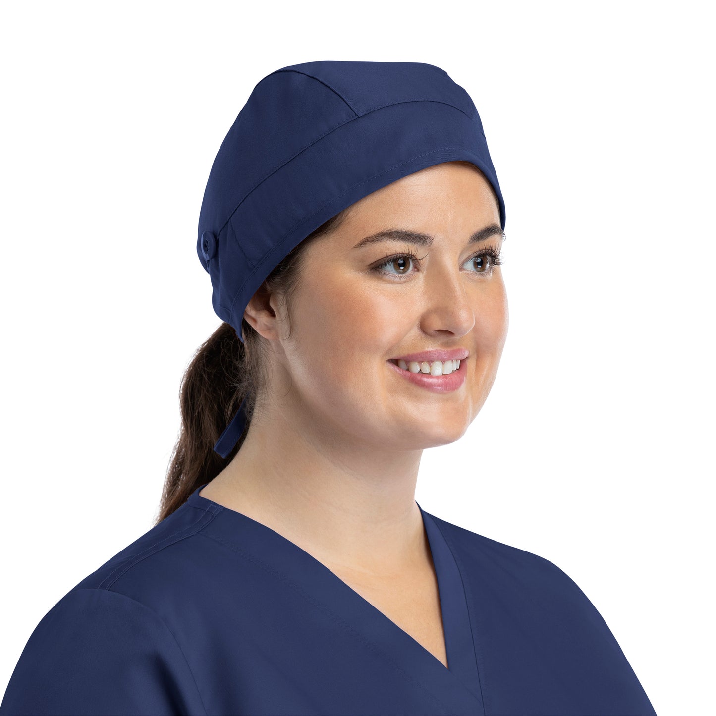 Scrub Cap NC015 Unisex Cap with Button Imperial Blue