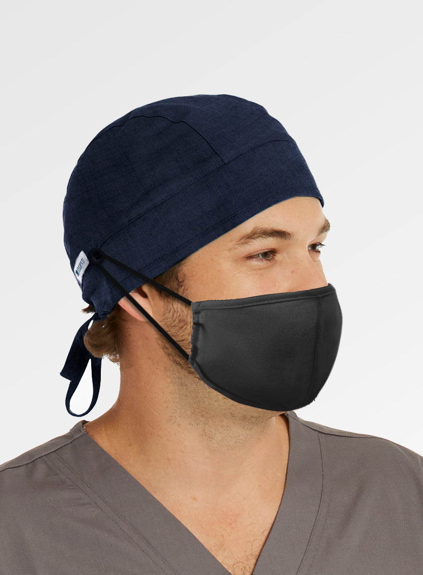 Scrub Cap NC015 Unisex Cap with Button Indigo Blue