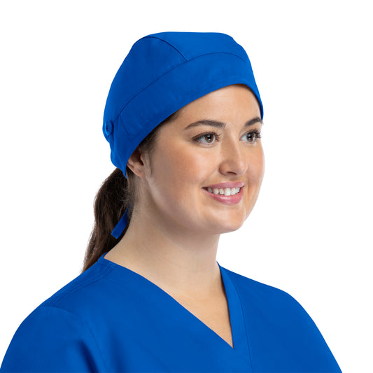 Scrub Cap NC015 Unisex Cap with Button ROYAL