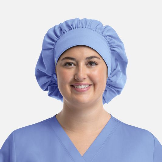 Scrub Cap NC020 Unisex Bouffant Cap CEIL BLUE