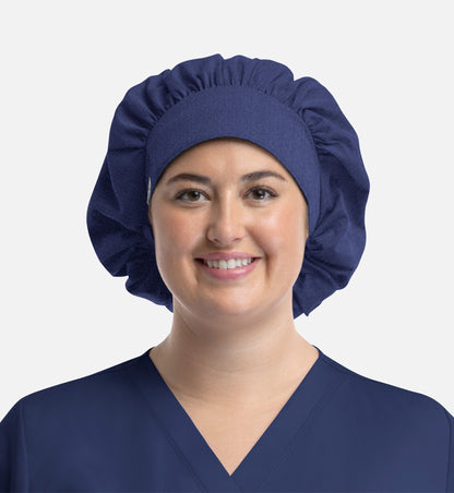 Scrub Caps NC020 Unisex Bouffant Cap Indigo Blue (IDG)