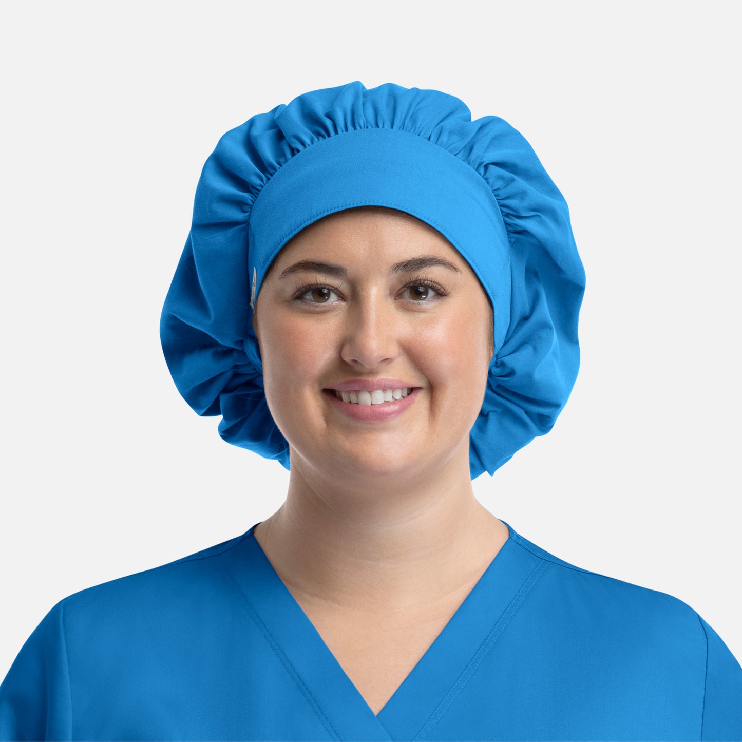 Scrub Cap NC020 Unisex Bouffant Cap Pacific Blue