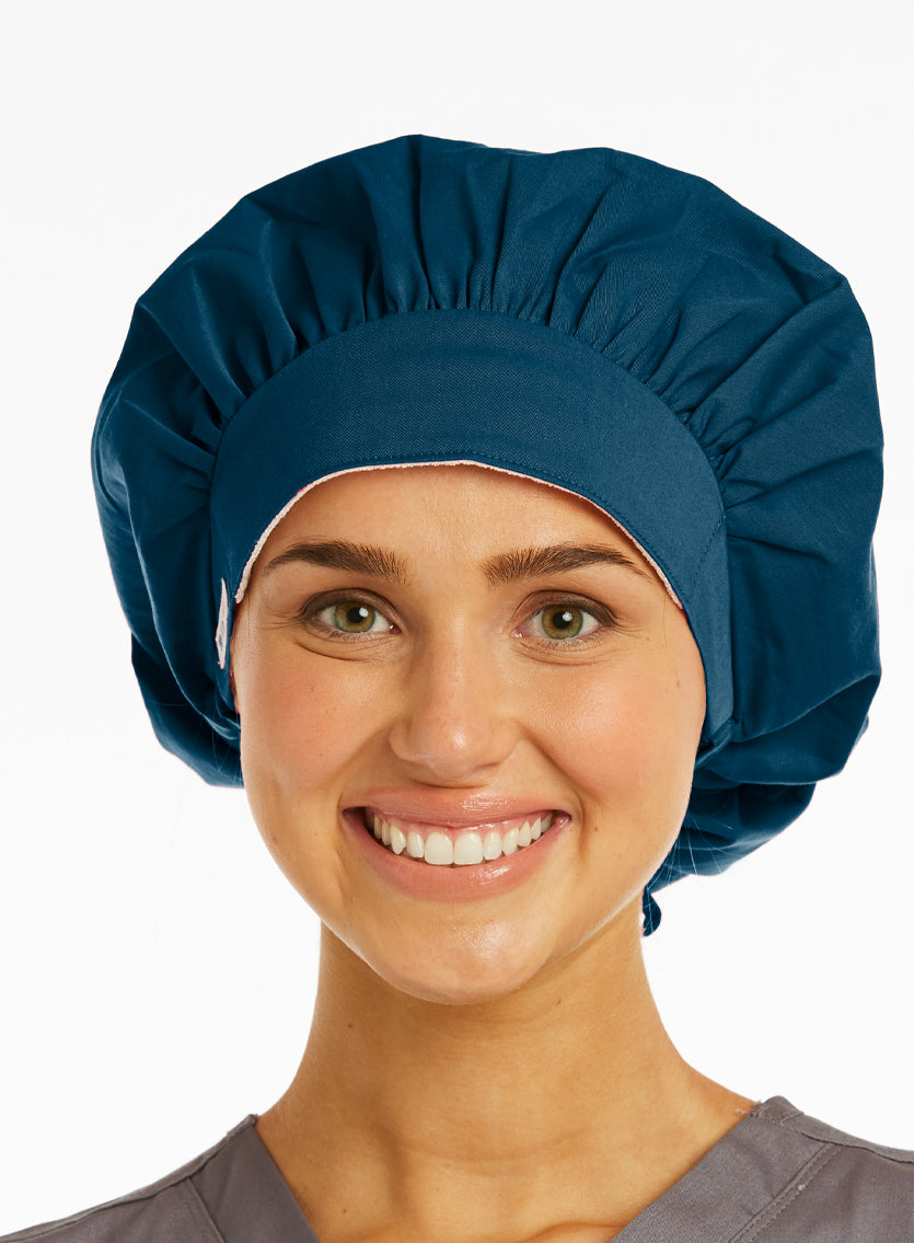 Scrub Cap NC020 Unisex Bouffant Cap Real Navy