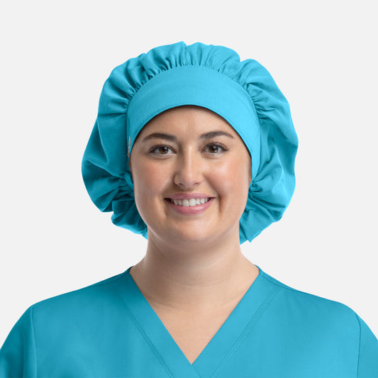 Scrub Cap NC020 Unisex Bouffant Cap Scuba Blue