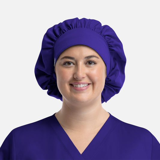 Scrub Cap NC020 Unisex Bouffant Cap True Purple