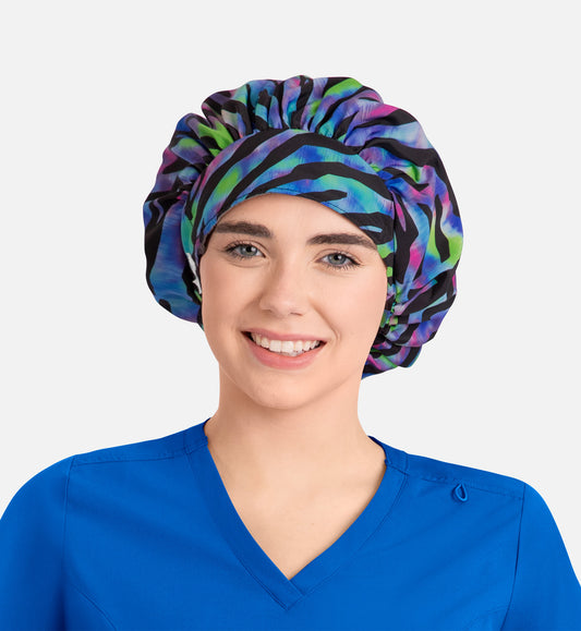 Scrub Caps NC325 Printed Unisex Bouffant Cap Tiger Daze (TGDZ)