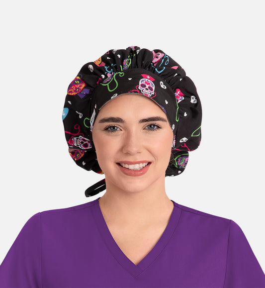 Scrub Cap NC325 Unisex Printed Bouffant Cap Trust your Nurse