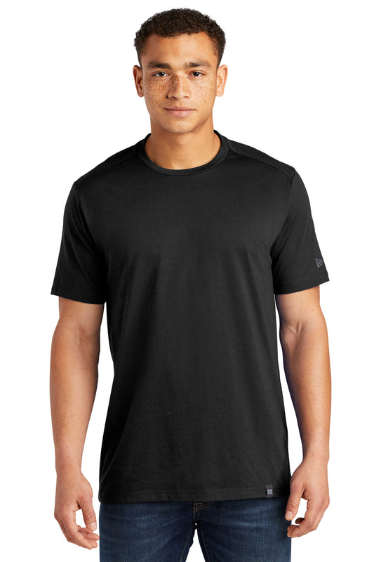 New Era  Heritage Blend Crew Tee. NEA100 Black