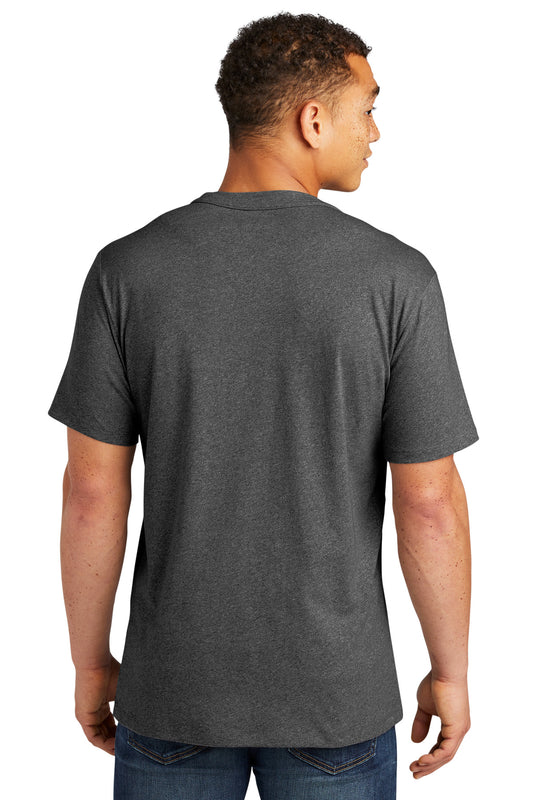 New Era  Heritage Blend Crew Tee. NEA100 Black Heather