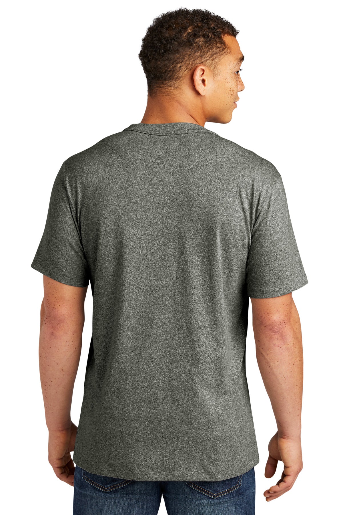 New Era  Heritage Blend Crew Tee. NEA100 Black Twist