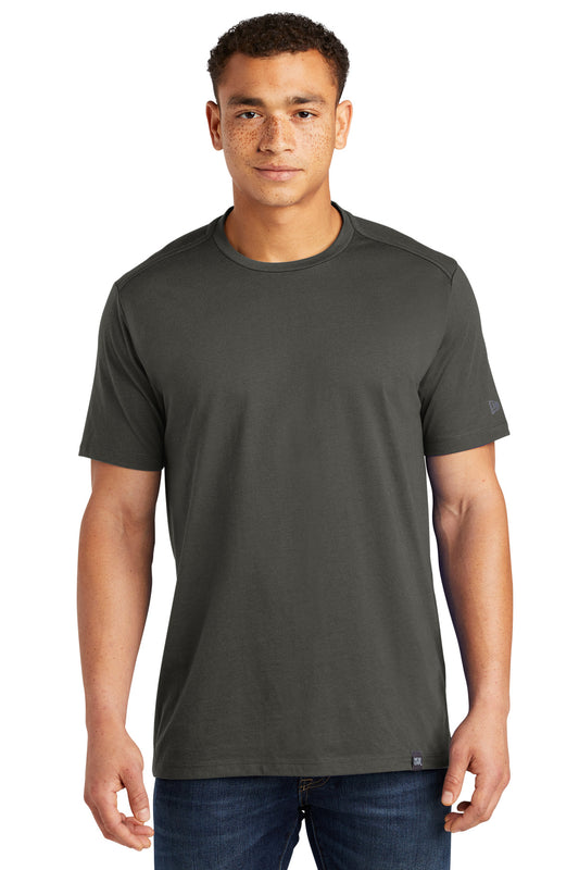 New Era  Heritage Blend Crew Tee. NEA100 Graphite
