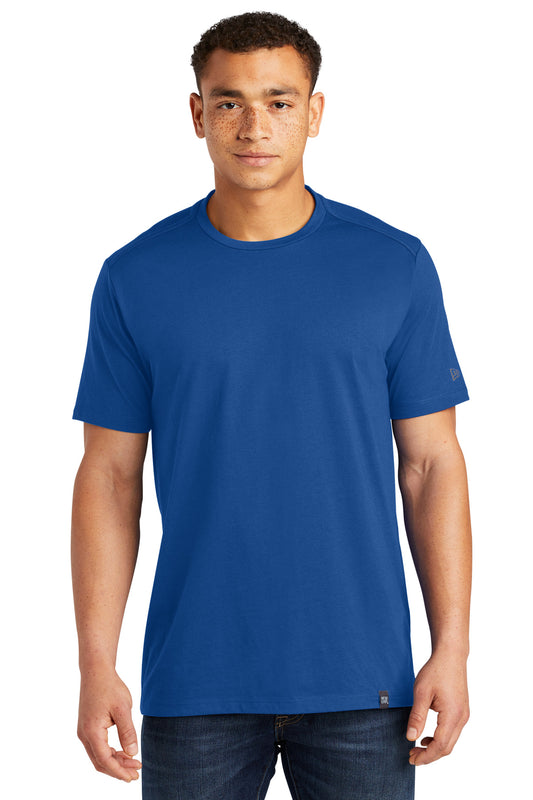New Era  Heritage Blend Crew Tee. NEA100 Royal