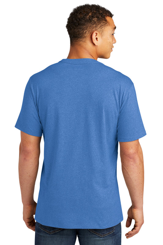 New Era  Heritage Blend Crew Tee. NEA100 Royal Heather
