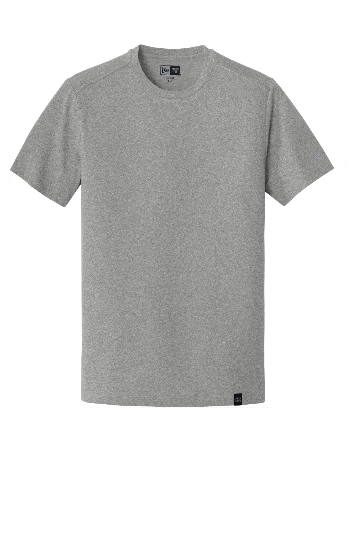 New Era  Heritage Blend Crew Tee. NEA100 Shadow Grey Heather