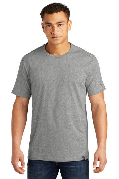 New Era  Heritage Blend Crew Tee. NEA100 Shadow Grey Heather