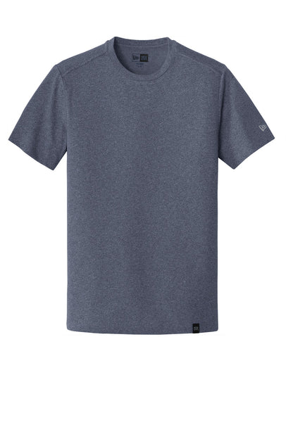New Era  Heritage Blend Crew Tee. NEA100 True Navy Heather