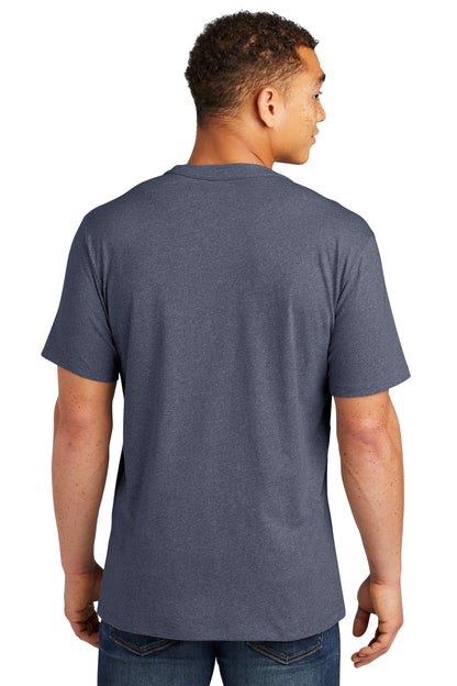 New Era  Heritage Blend Crew Tee. NEA100 True Navy Heather
