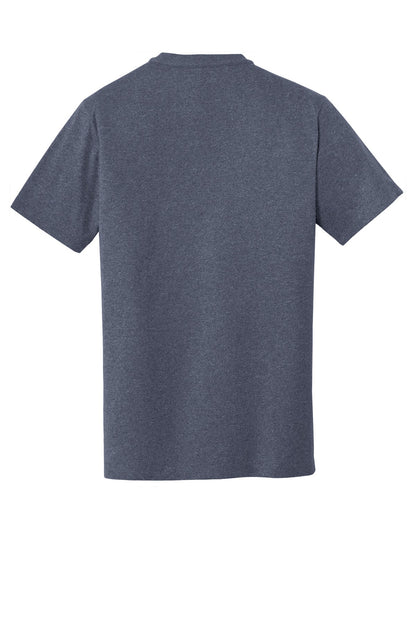 New Era  Heritage Blend Crew Tee. NEA100 True Navy Heather