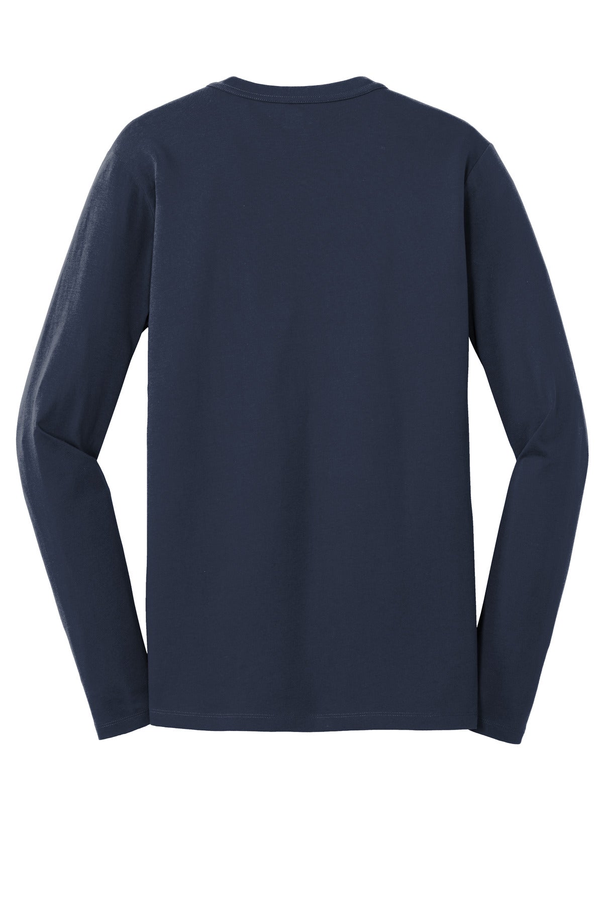 New Era  Heritage Blend Long Sleeve Crew Tee. NEA102 True Navy