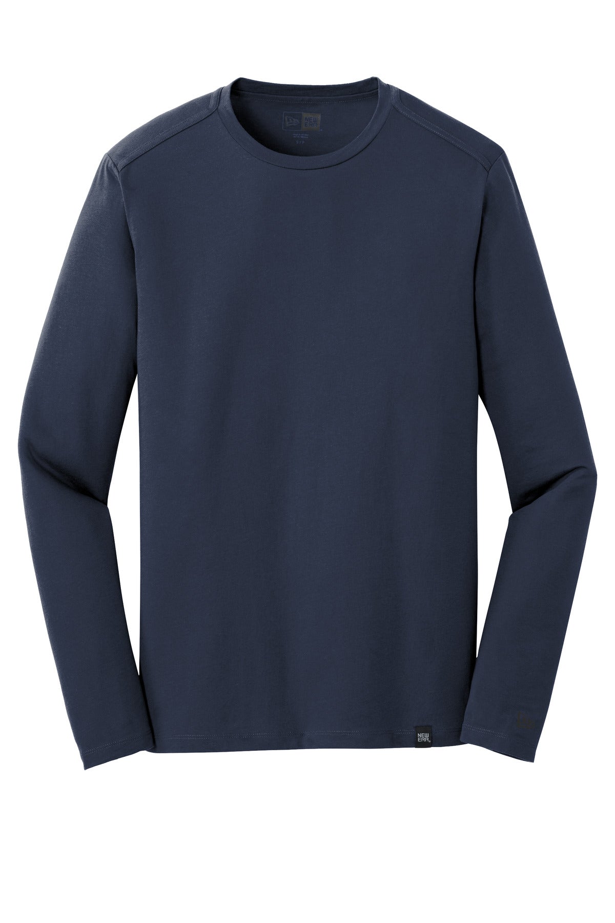 New Era  Heritage Blend Long Sleeve Crew Tee. NEA102 True Navy