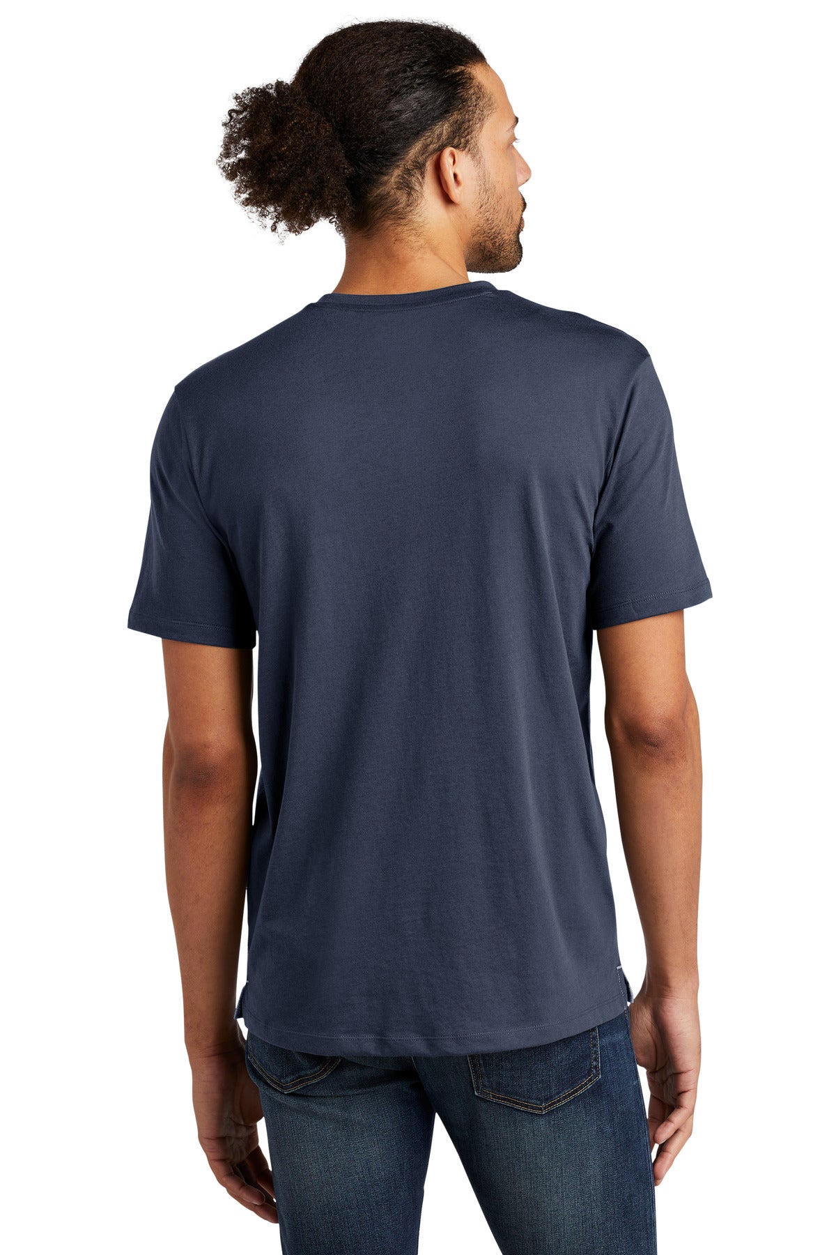 New Era  Heritage Blend Varsity Tee. NEA107 True Navy/ True Navy Twist