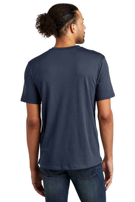 New Era  Heritage Blend Varsity Tee. NEA107 True Navy/ True Navy Twist