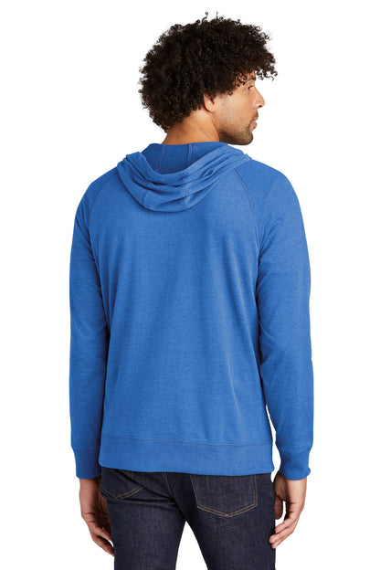 New Era  Sueded Cotton Blend Full-Zip Hoodie. NEA122 Royal Heather