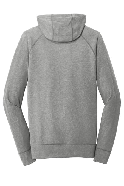 New Era  Sueded Cotton Blend Full-Zip Hoodie. NEA122 Shadow Grey Heather