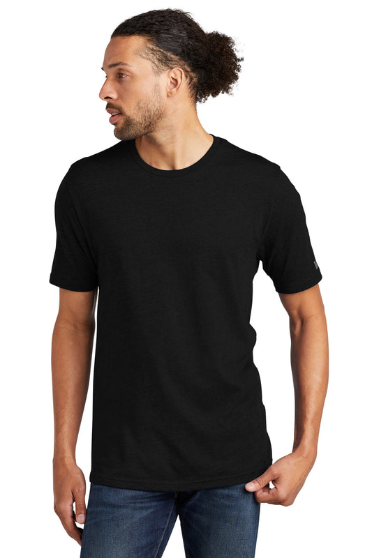 New Era  Tri-Blend Tee NEA135 Black Solid