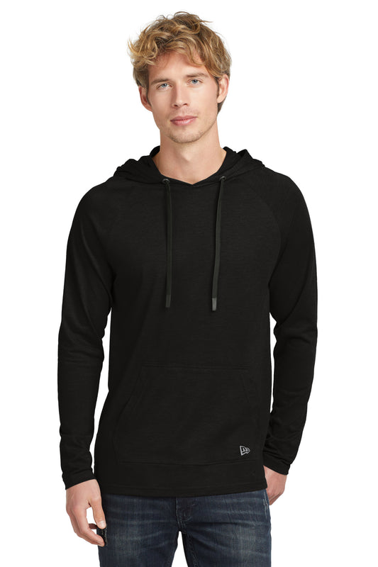 New Era  Tri-Blend Hoodie. NEA137 Black Solid