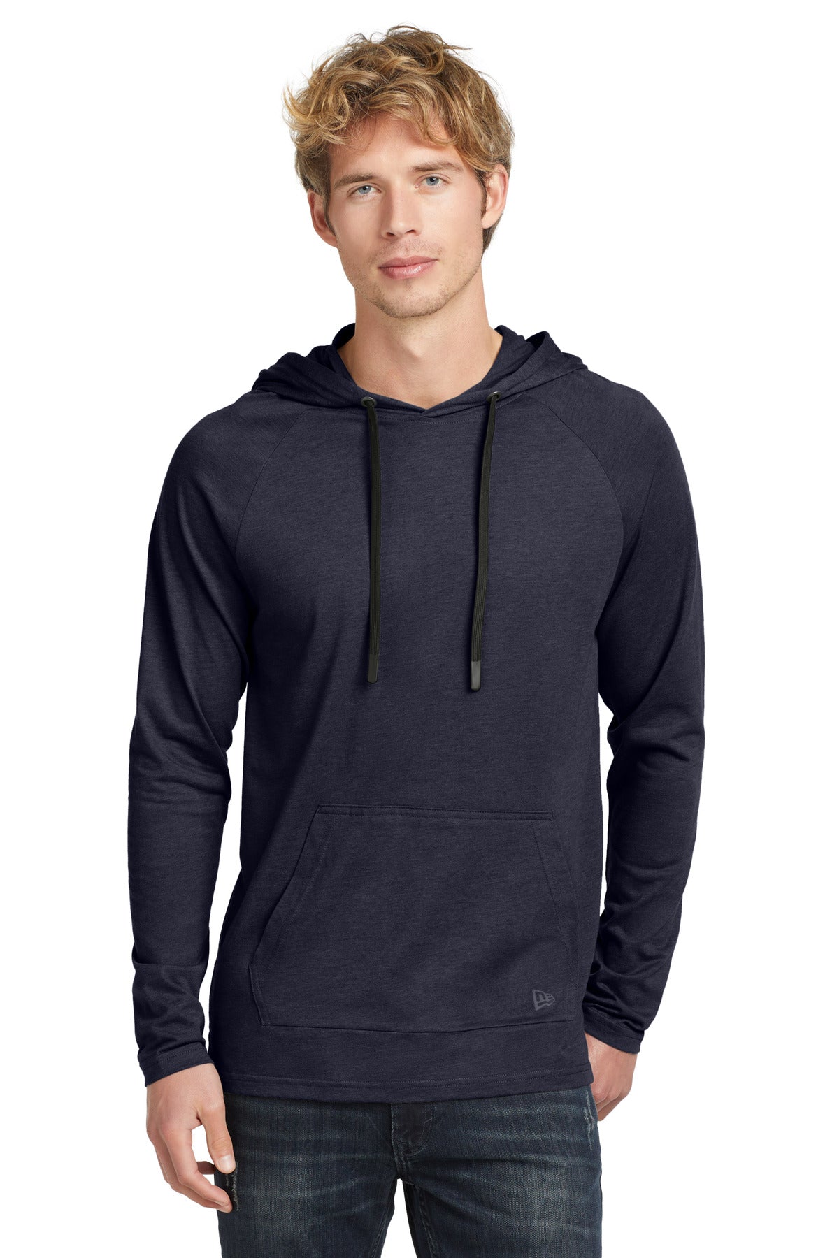 New Era  Tri-Blend Hoodie. NEA137 True Navy