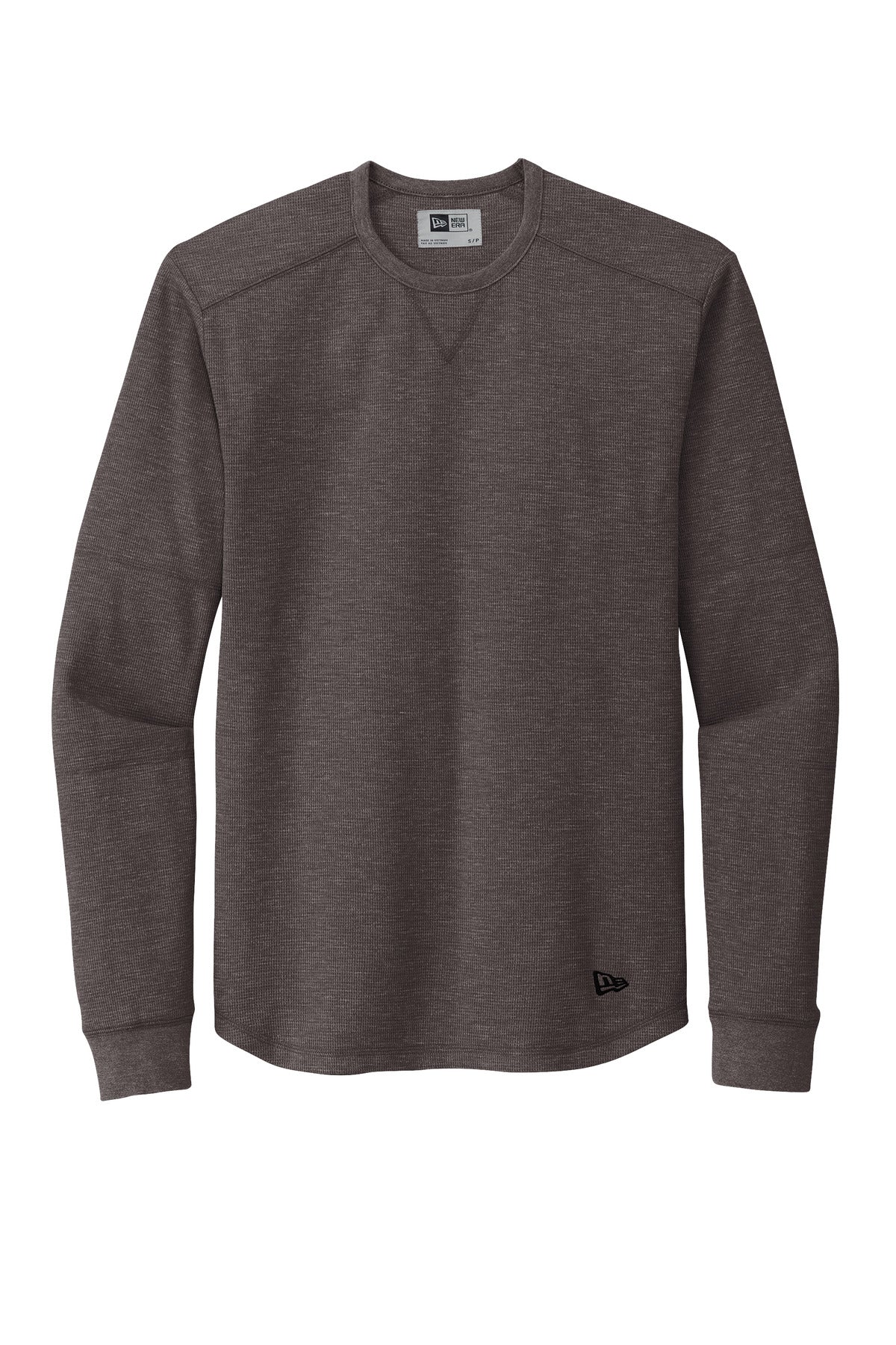 New Era Thermal Long Sleeve NEA140 Black Heather