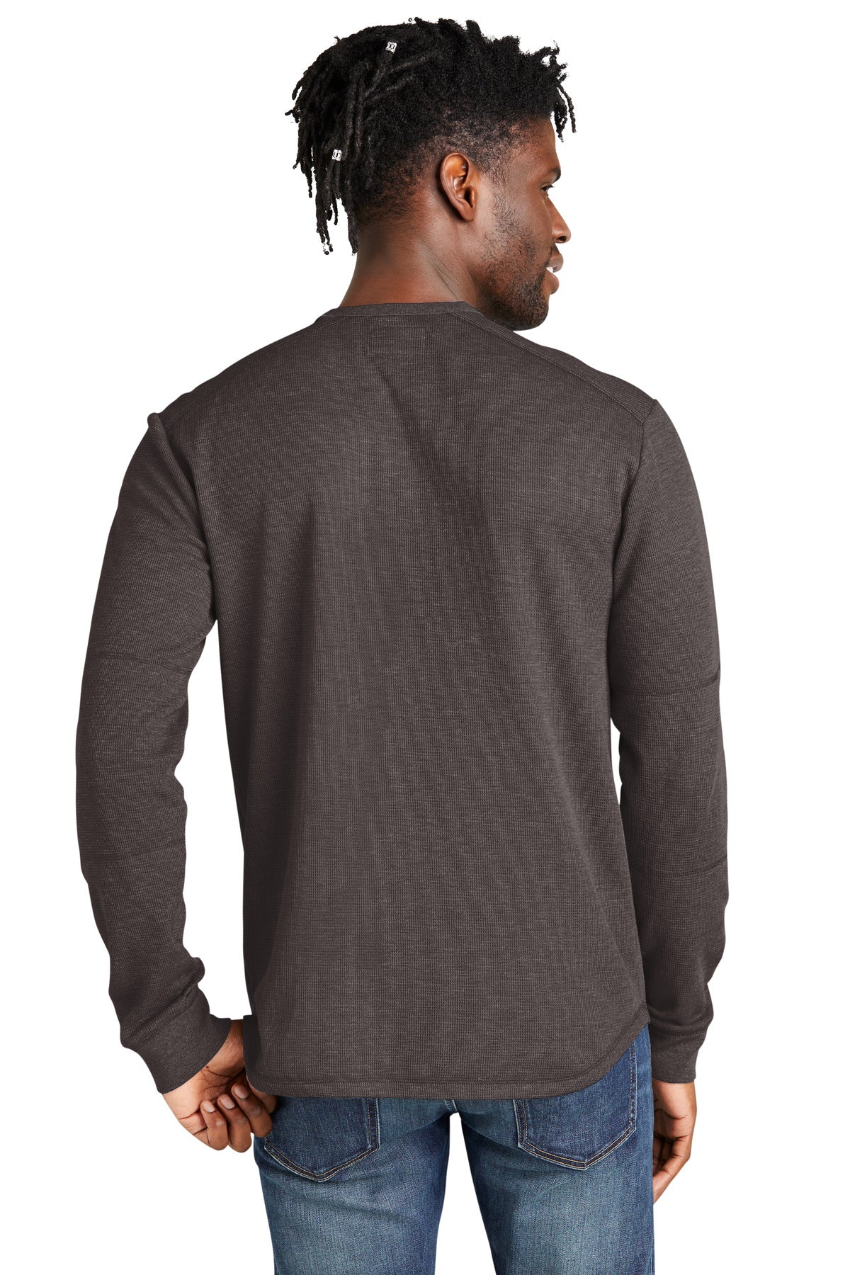 New Era Thermal Long Sleeve NEA140 Black Heather