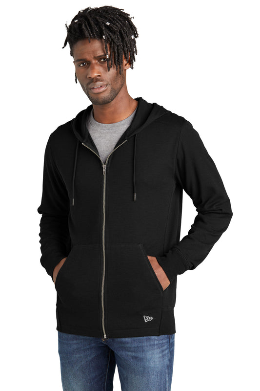 New Era Thermal Full-Zip Hoodie NEA141 Black