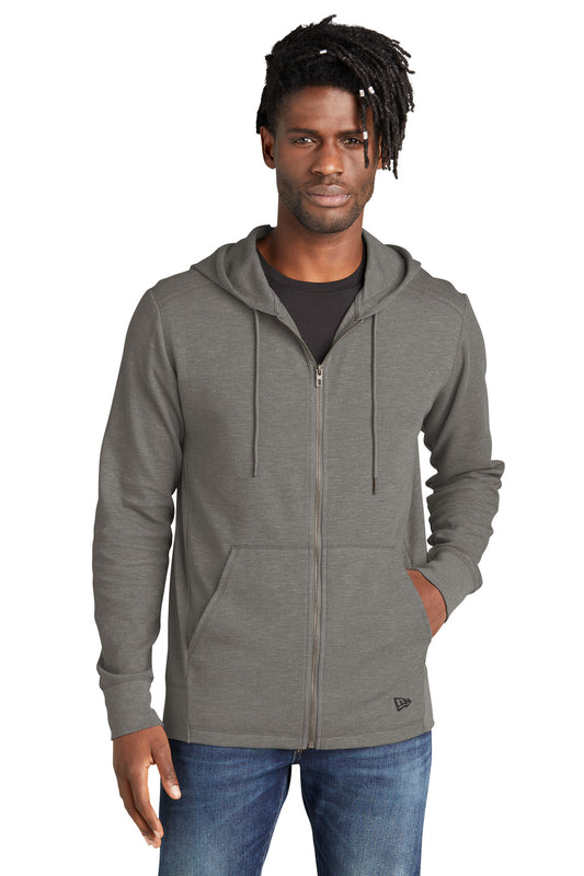 New Era Thermal Full-Zip Hoodie NEA141 Shadow Grey Heather