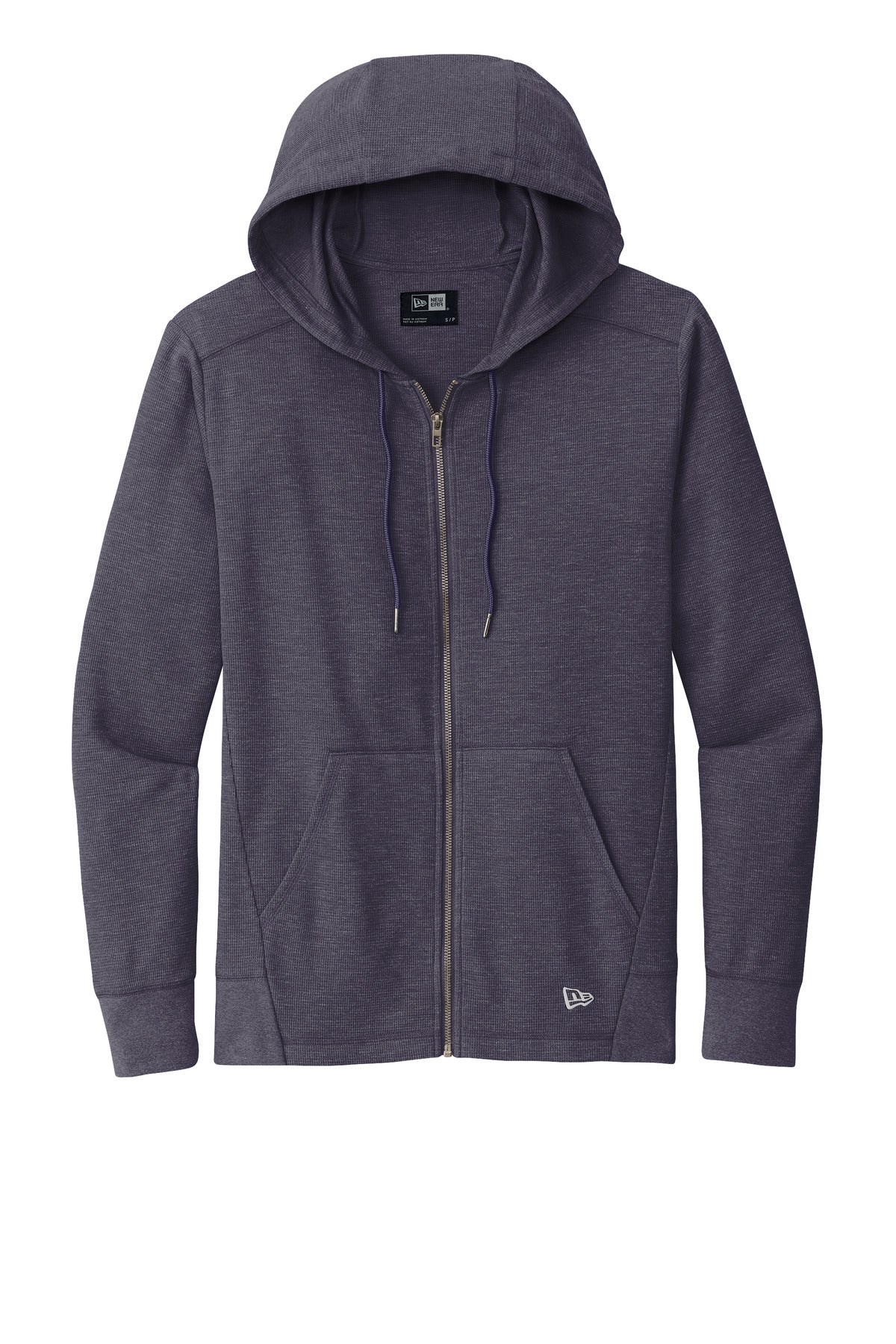 New Era Thermal Full-Zip Hoodie NEA141 True Navy Heather