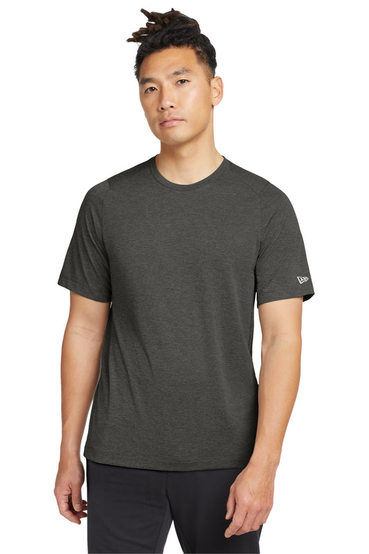 New Era  Series Performance Crew Tee. NEA200 Graphite